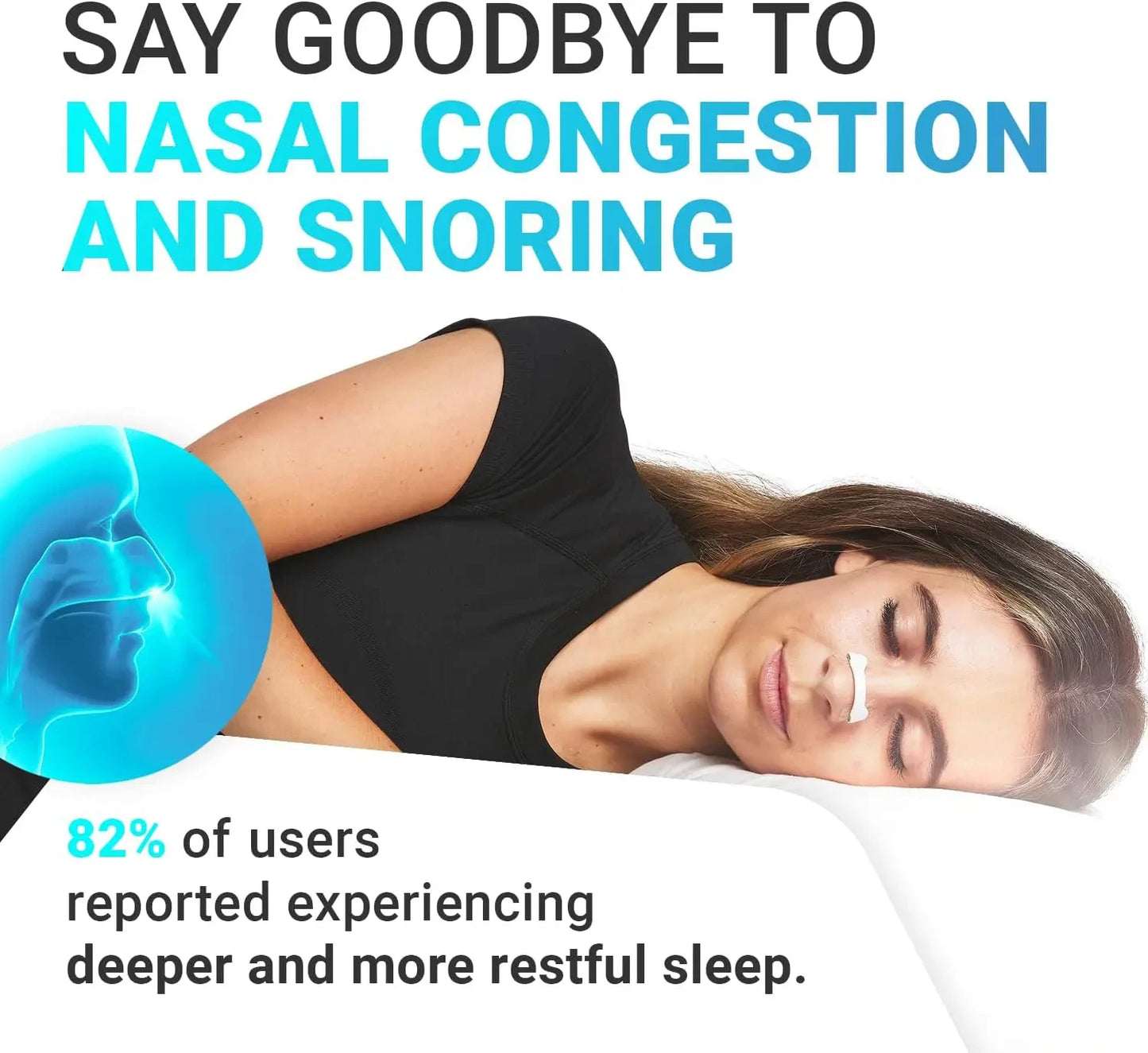 Anti-Snoring Magnetic Nasal Ventilation Clip – Breathable Nose Clips & Patches for Improved Sleep and Reduced Nasal Congestion (15 Pairs + Clip)