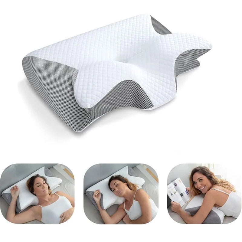 Memory Foam Cervical Pillow – Ergonomic Support for Pain-Free Sleep