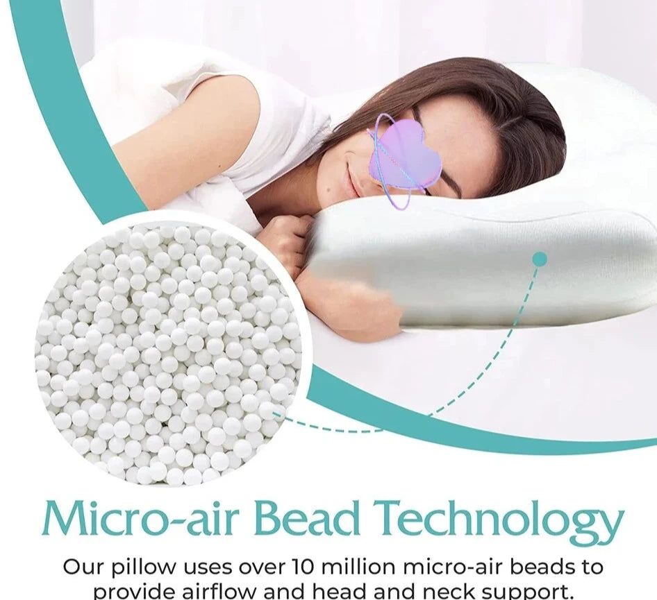 MicroAirBead™  Sleep Pillow – Your Gateway to Restful Nights